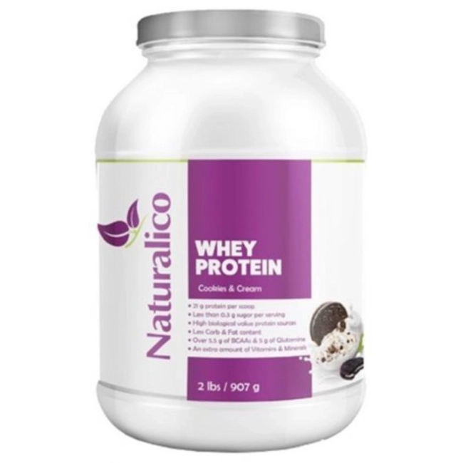 NATURALICO Whey Protein 908 гр. Вкус бисквитки със сметана