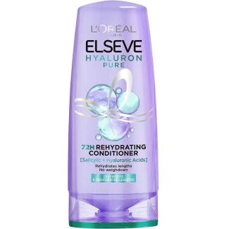 Elseve Hyaluron Pure Хидратиращ балсам за мазен скалп и сухи краища 200 мл