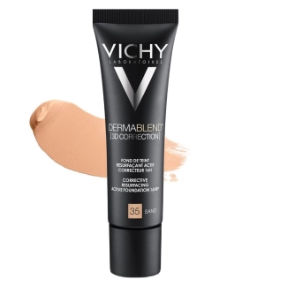 Vichy Dermablend 3D Коригиращ фон дьо тен за мазна кожа, склонна към акне 35 пясъчен SPF25 30 мл