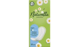 Naturella Camomile Light Ежедневни дамски превръзки с лайка 20 бр