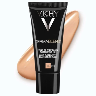 Vichy Dermablend Коригиращ фон дьо тен флуид за нормална до смесена кожа 35 пясъчен SPF35 30 мл
