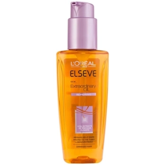 L'Oréal Paris Elseve Extraordinary Oil Repairing Олио за увредена коса против цъфтежи 100 мл