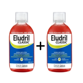 Комплект  Елудрил 500 мл 2 броя  разтвор за уста