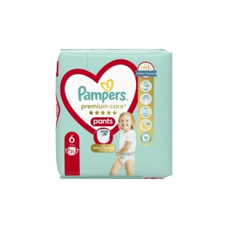 Пелени - гащички Pampers Premium Care Pants Размер 6 31 бр